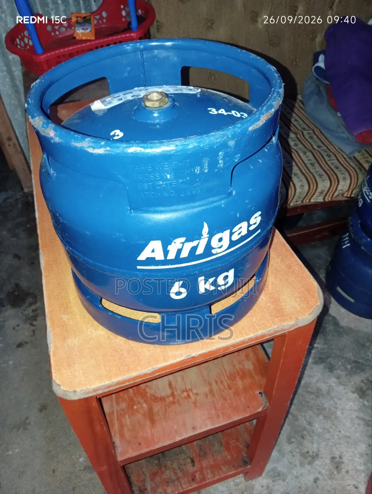 6kg Afri Gas Cylinder
