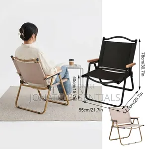 Foldable Camping Chair Outdoor Lawn Balcony Beach Chair