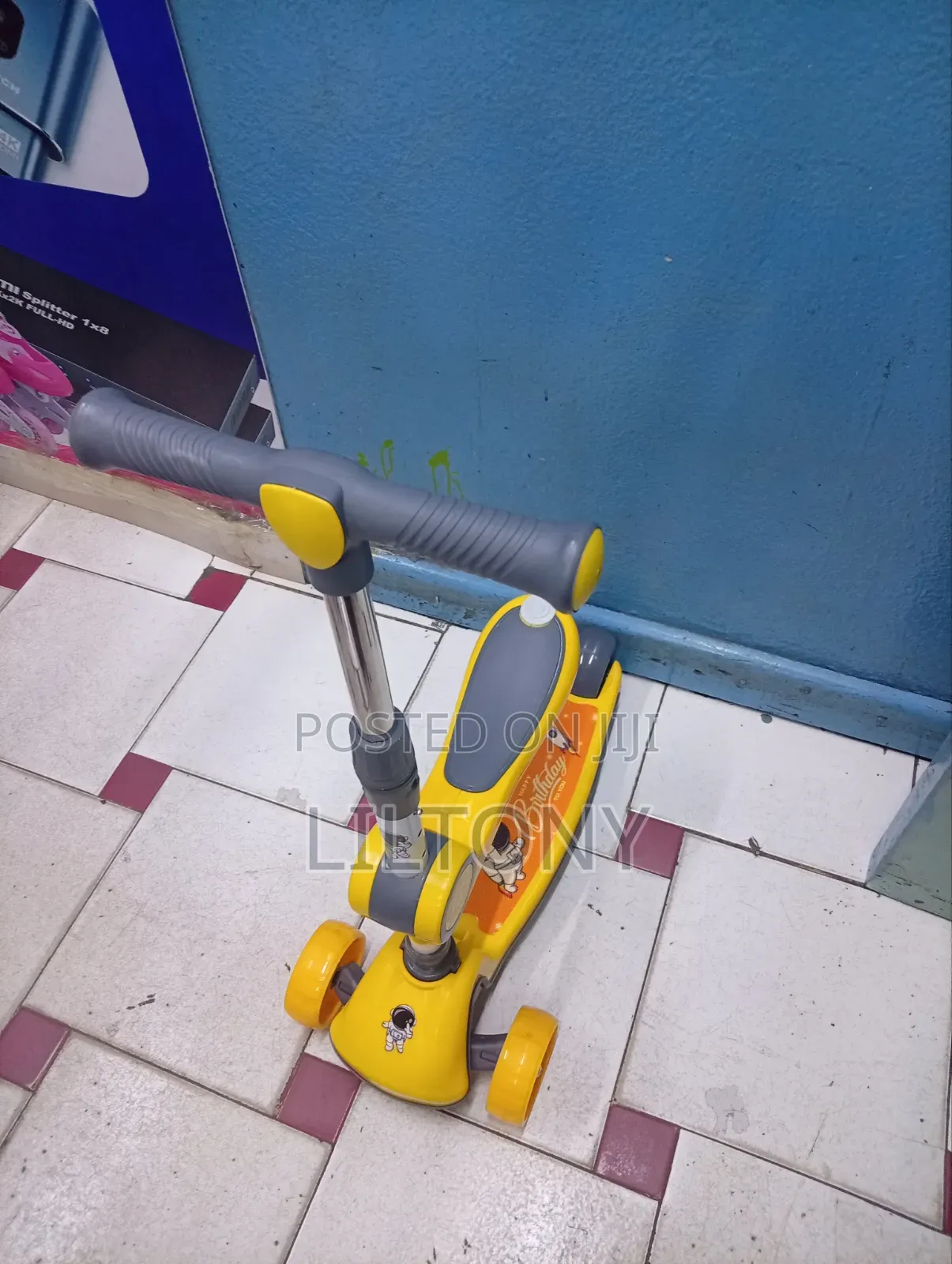 Scooter 2in1(yellow) Kids