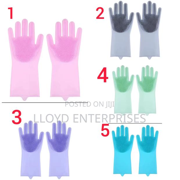 *Silicone Washing Gloves* - main view