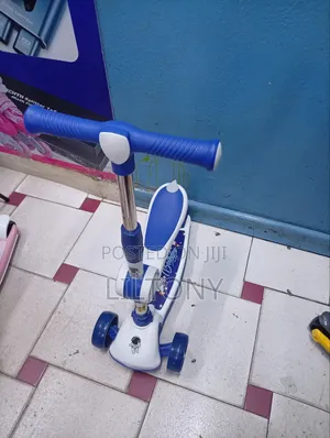Blue 2in1 Sitting Scooter