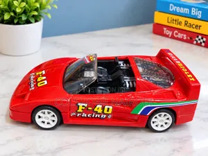 Red F-40 Sports Racing Toy Car