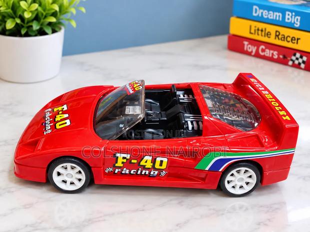 Red F-40 Sports Racing Toy Car