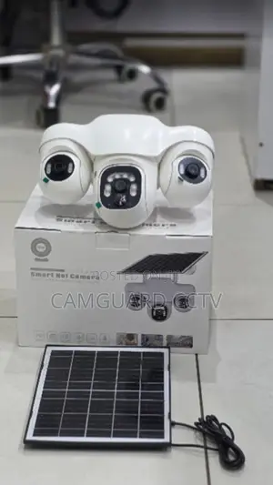 3lens PTZ Smart Net Camera (Solar Powered PTZ / Multi-Lens 4G Camera)