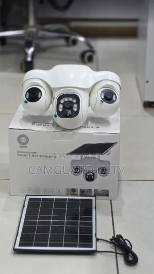 3lens PTZ Smart Net Camera (Solar Powered PTZ / Multi-Lens 4G Camera)