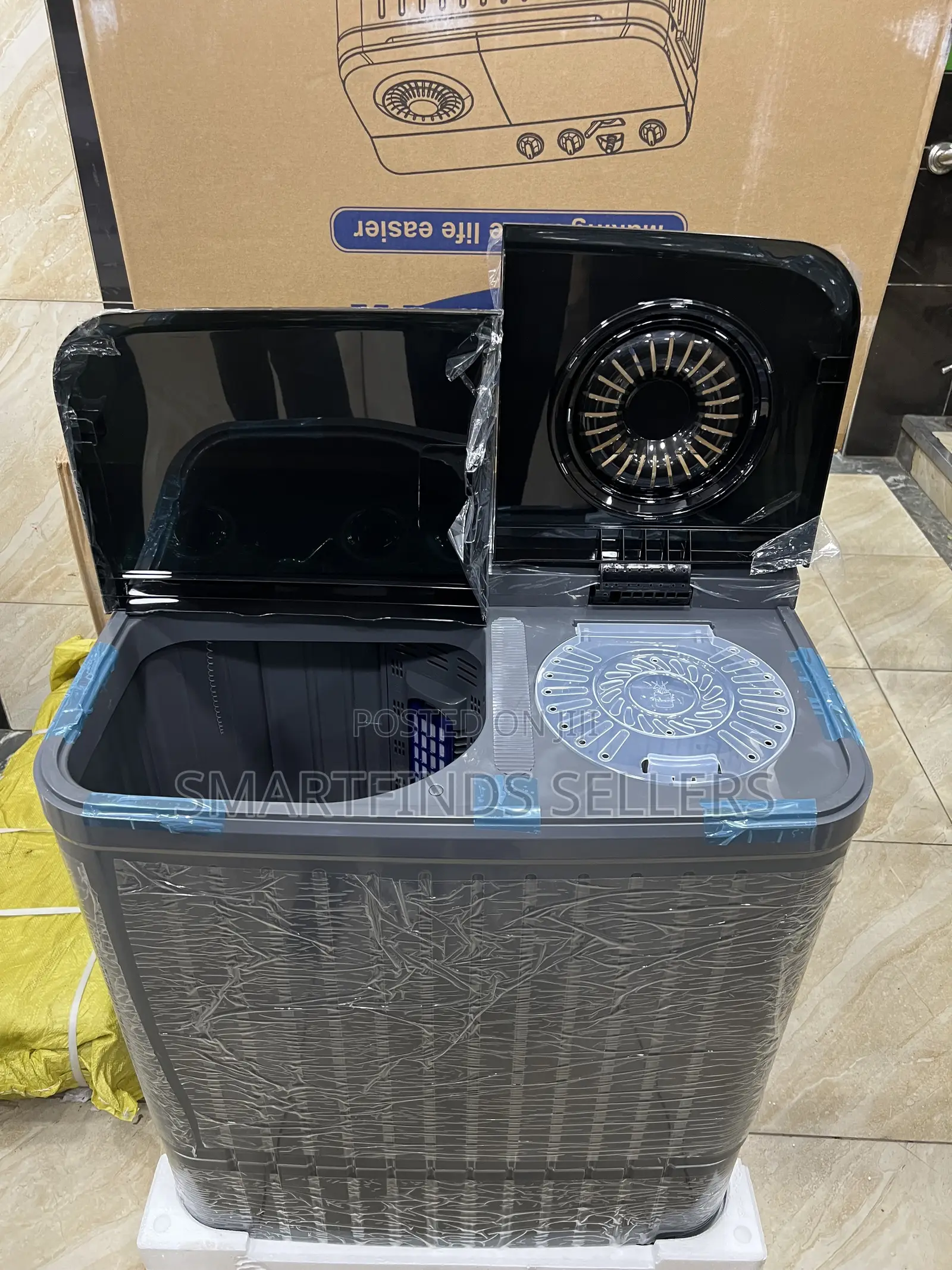 Ecomax 9KG Twin Tub Washing Machine – Powerful Efficient