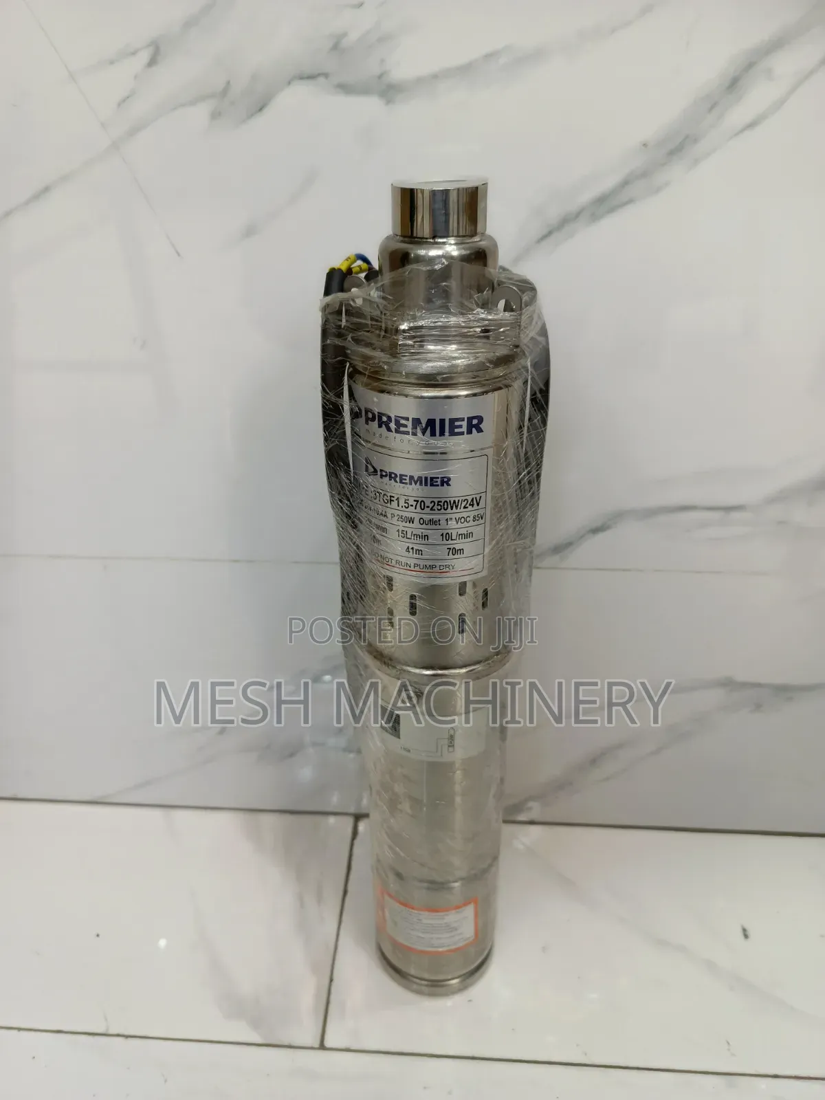 Premier 250W 24V Submersible Solar Water Pump