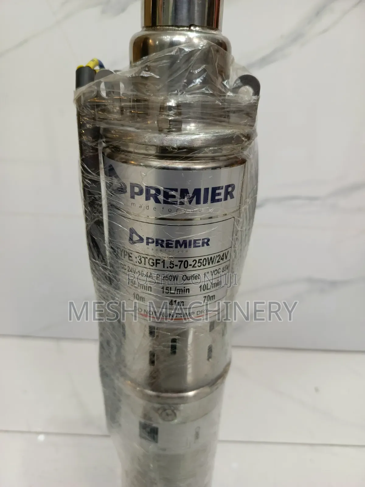 Premier 250W 24V Submersible Solar Water Pump