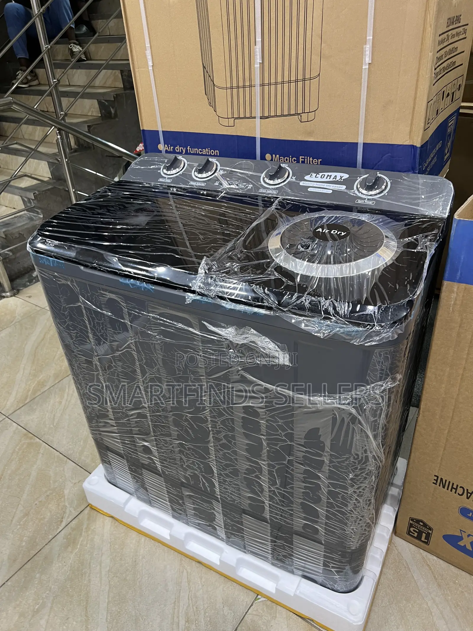 Ecomax 13KG Twin Tub Washing Machine – Powerful Efficient