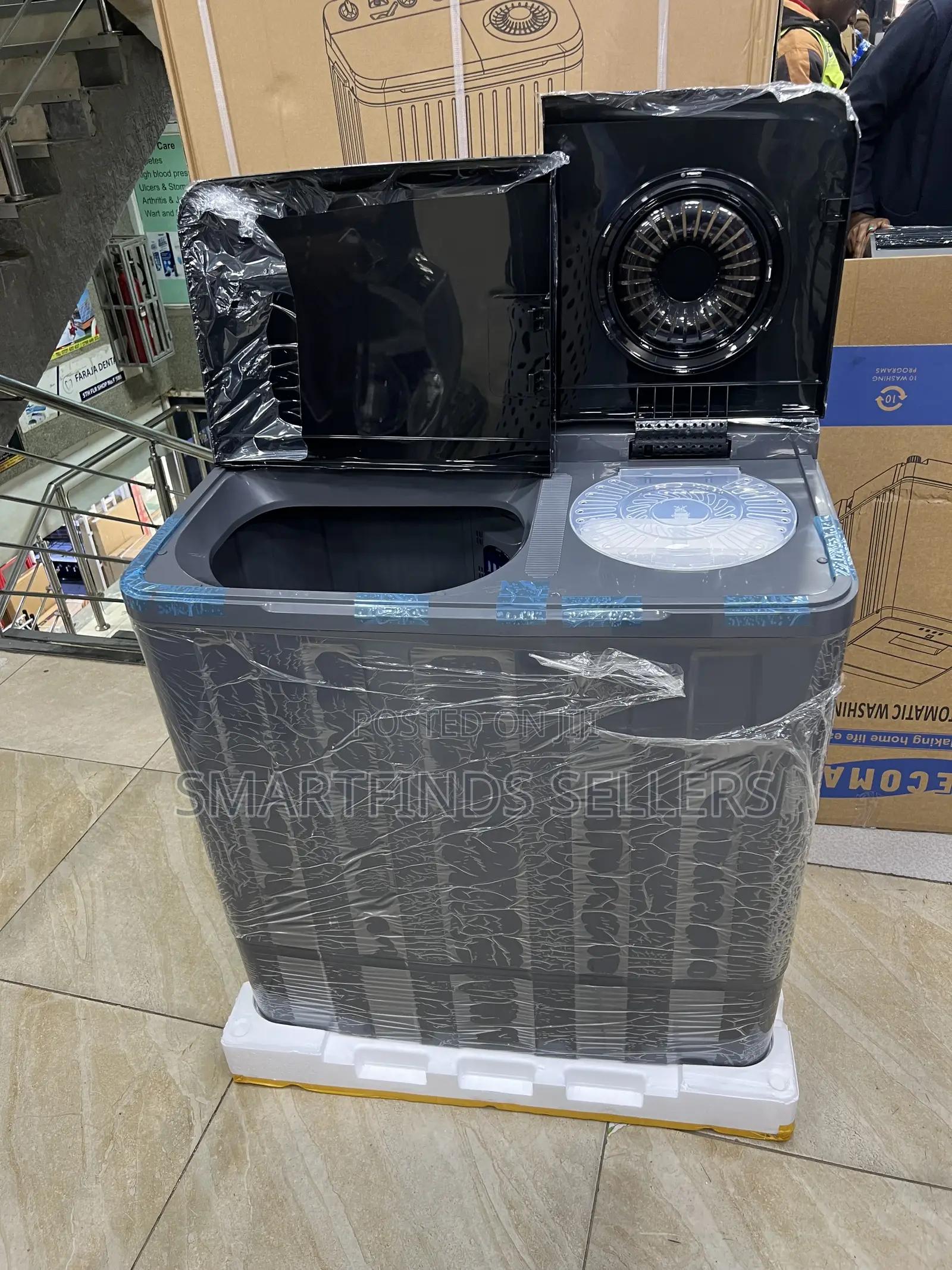 Ecomax 13KG Twin Tub Washing Machine – Powerful Efficient