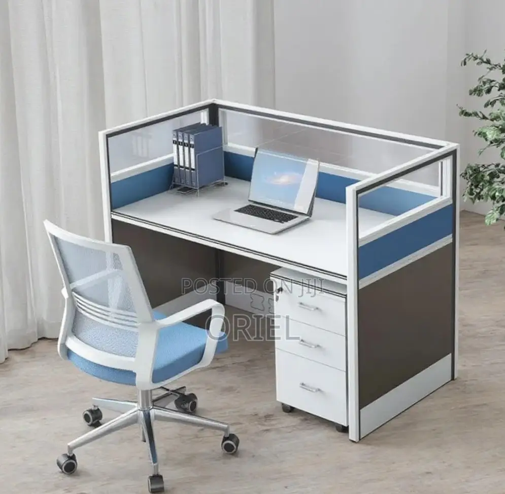 1-Seater Office Workstation : Individual Staff Desk Workstation
