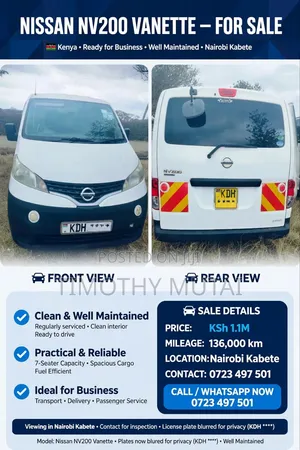 Nissan NP200 2014 White