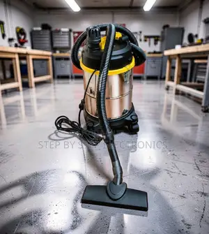 Durable Stainless Steel Wet and Dry Vacuum Cleaner With Wheels