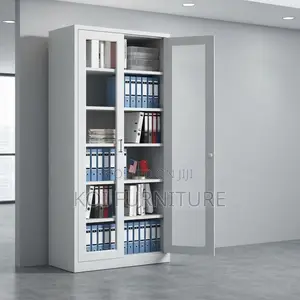 Office Cabinet; 2-Door Full Steel Office Documents Cabinet