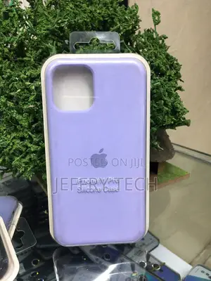 Apple iPhone 11 Pro Silicone Case in a Light Purple/Lilac Shade
