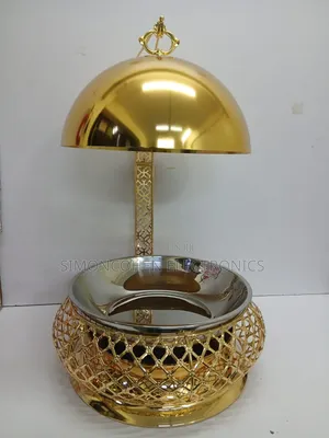 8L Golden Fancy Elegant Chaffing Dishes With Hanging Lid