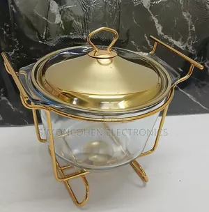 4L Glass Chaffing Dish Soup Pot