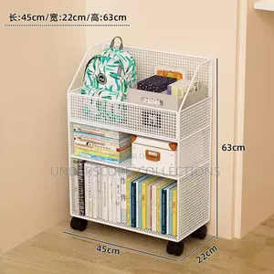 Multipurpose Bookshelf Stand With Wheels