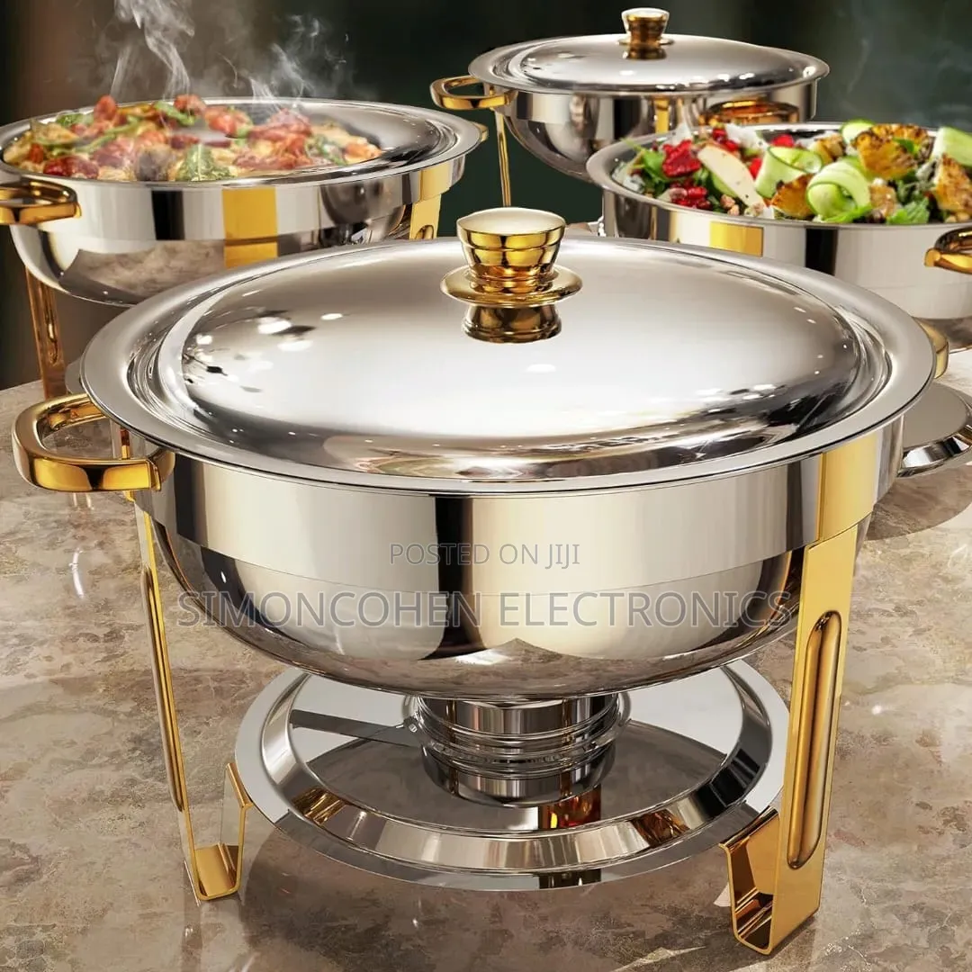 4.5L Stainless Steel Chaffing Dish With Glass Lid