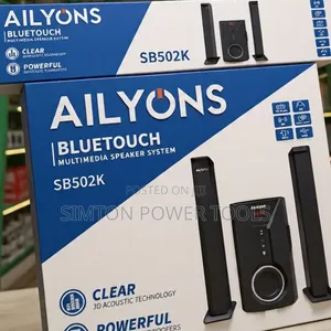 AILYONS SB502K 2.1 Channel Bluetouch Multimedia Speaker System.