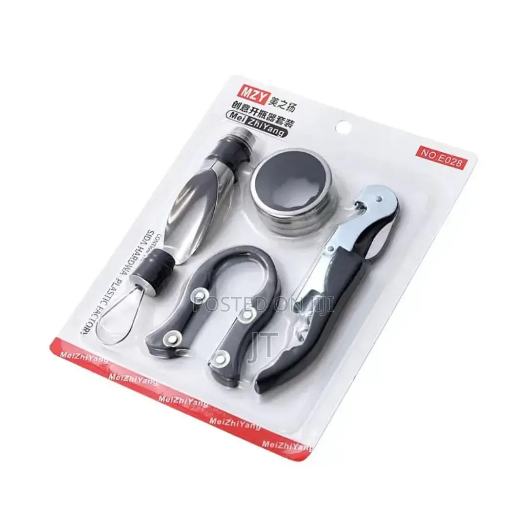 5pcs Stainless Steel Wine Bottle Opener