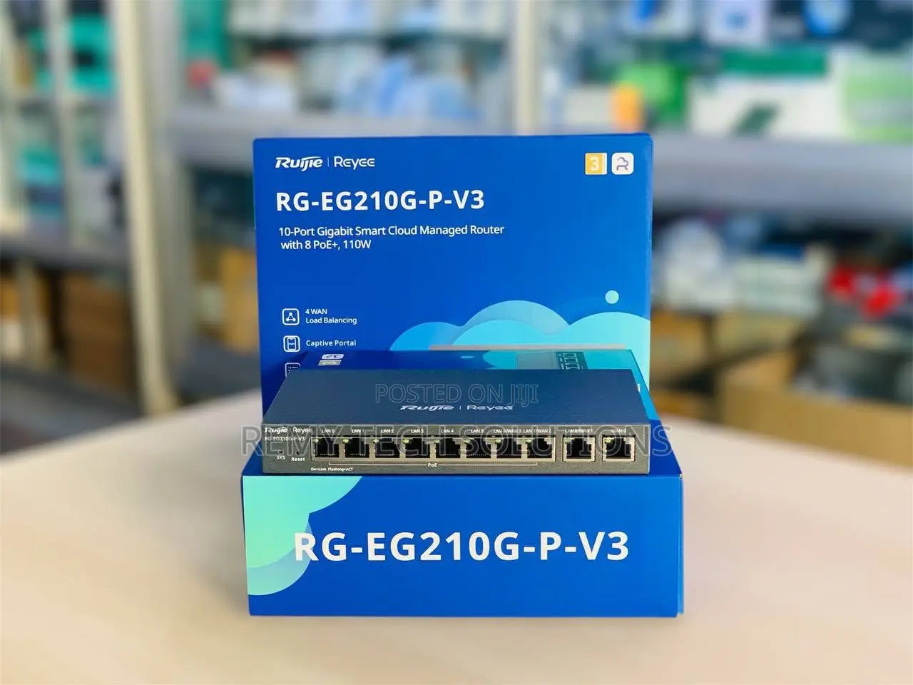 Ruijie RG-EG210G-P-V3 Cloud Managed PoE Router