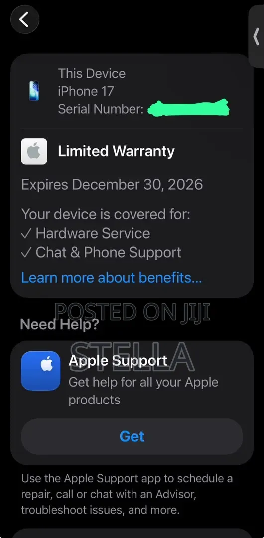 Apple iPhone 17 256 GB Blue
