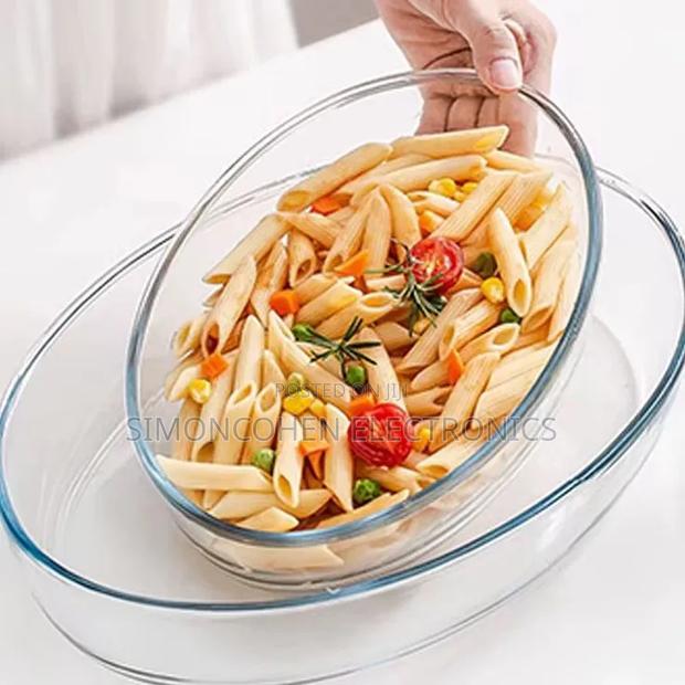 2pcs Set Glass Oval Baking Tins - main view