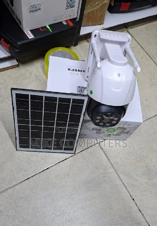 V380 4G Solar Powered Dual Lens PTZ Security Camera