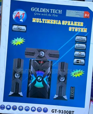 Golden Tech GT-9100BT 3.1 CH Multimedia Speaker System