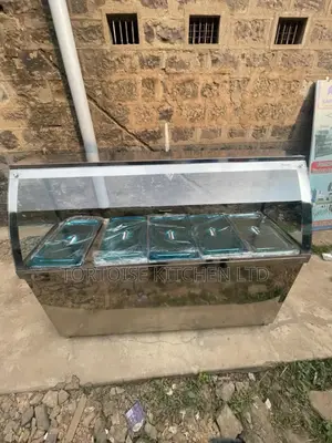 Stainless Steel Food Warmer Display With 5 Portions