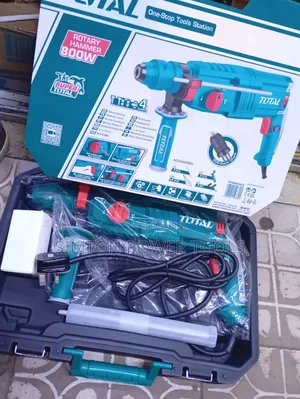 TOTAL 800W Rotary Hammer Drill (Model: TH308268-2).