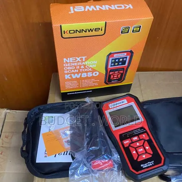 Large Screen KW850 OBD2 Car Diagnostic Scanner Engine Code OBDII