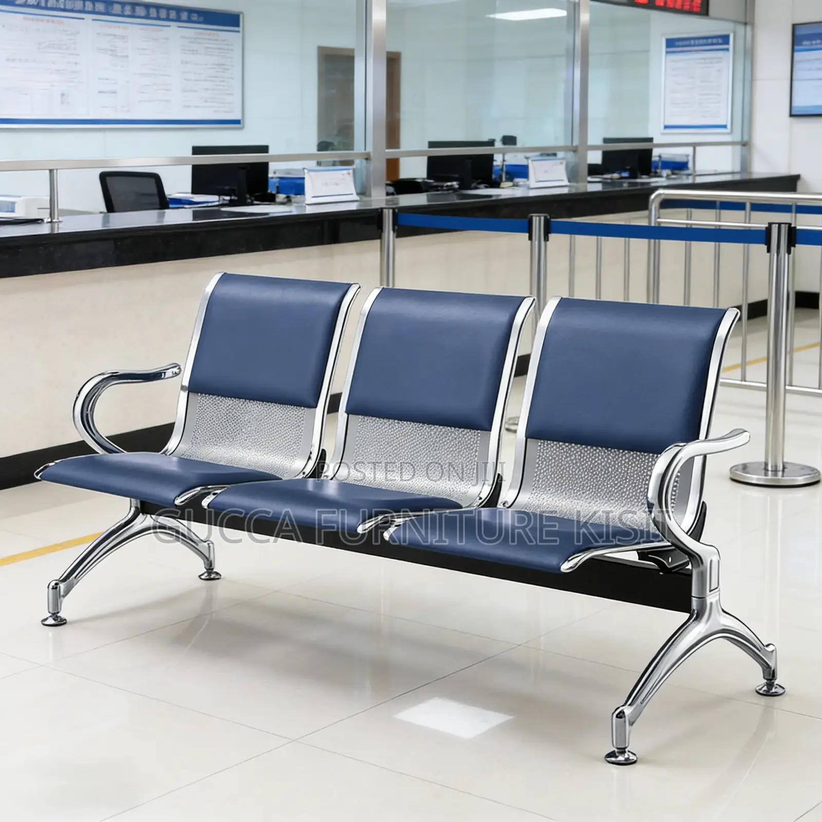 3-Linked Padded Bench