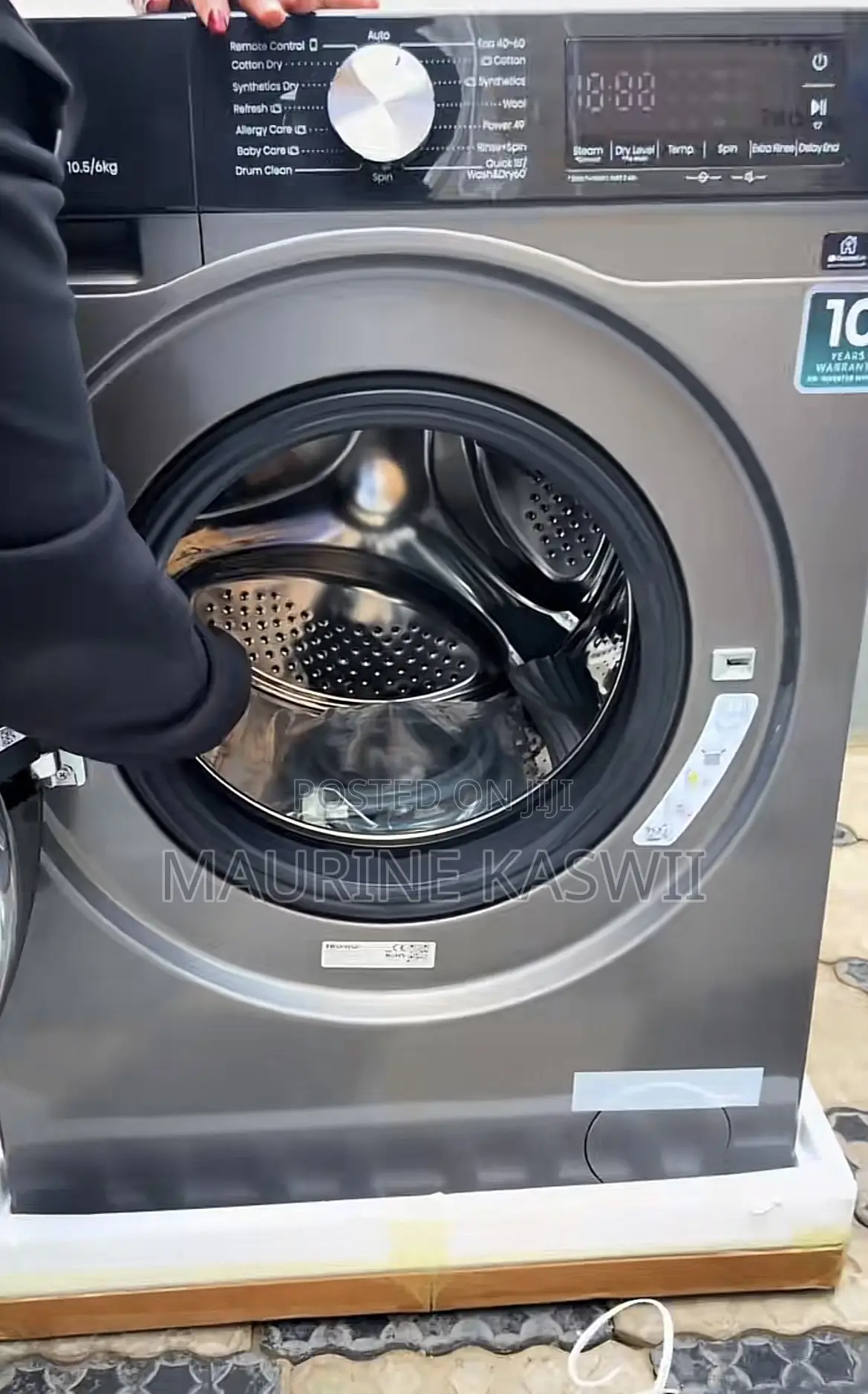 Hisense 10.5kg/6kg Full Automatic Front Load