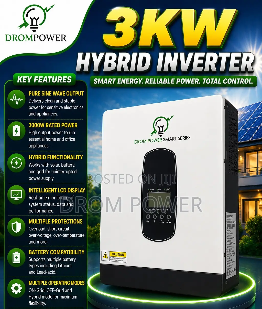 3kw Hybrid Smart Inverter
