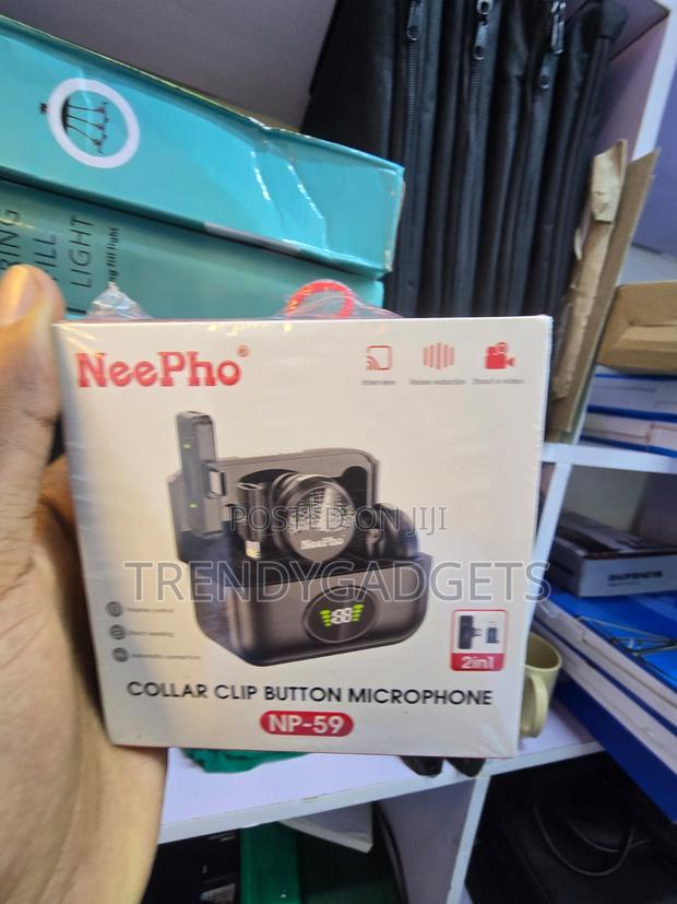 NeePho NP-59 Wireless Collar Microphone With Charging Case - thumbnail 3