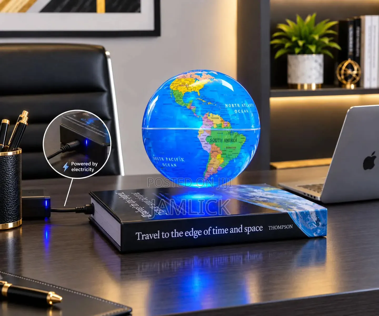 Magnetic Levitation Floating Globe Decorative World Map - GH