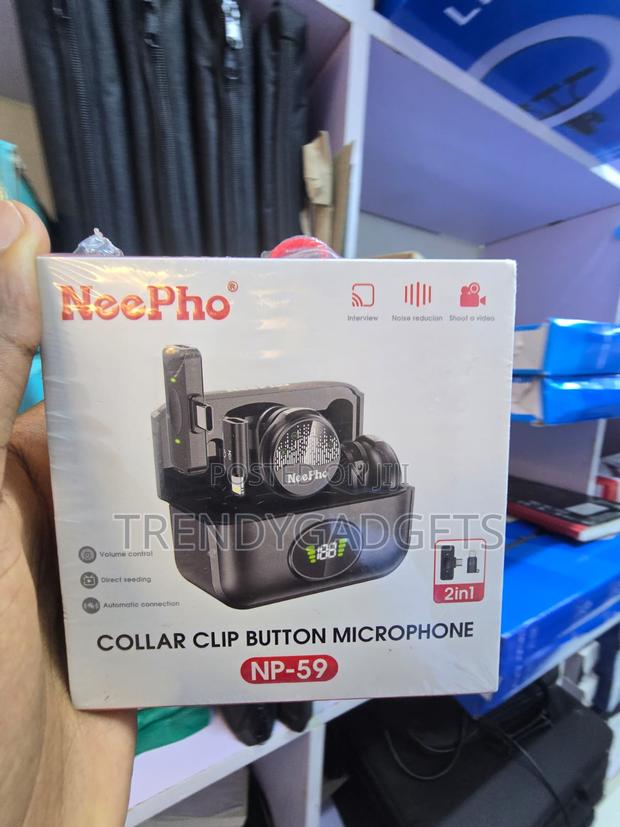 NeePho NP-59 Wireless Lavalier Mic for Phone Camera - main view