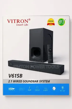 Vitron V61SB 2.1 Wired Soundbar System