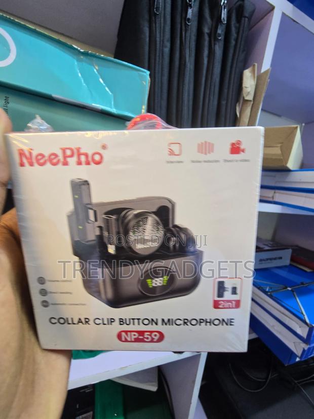 NeePho NP-59 Wireless Lavalier Mic for Phone Camera - thumbnail 2