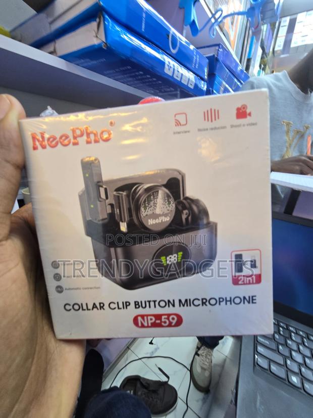 NeePho NP-59 Wireless Lavalier Mic for Phone Camera - thumbnail 3