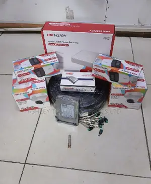 Hikvision 4CH Turbo HD Camera Kit With Built-in 2-Way Audio