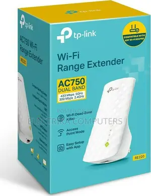 TP-Link RE220 AC750 Dual-Band WiFi Range Extender