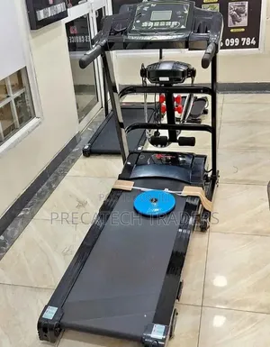 Multi-Function Electric Treadmill With Massager Dumbbells