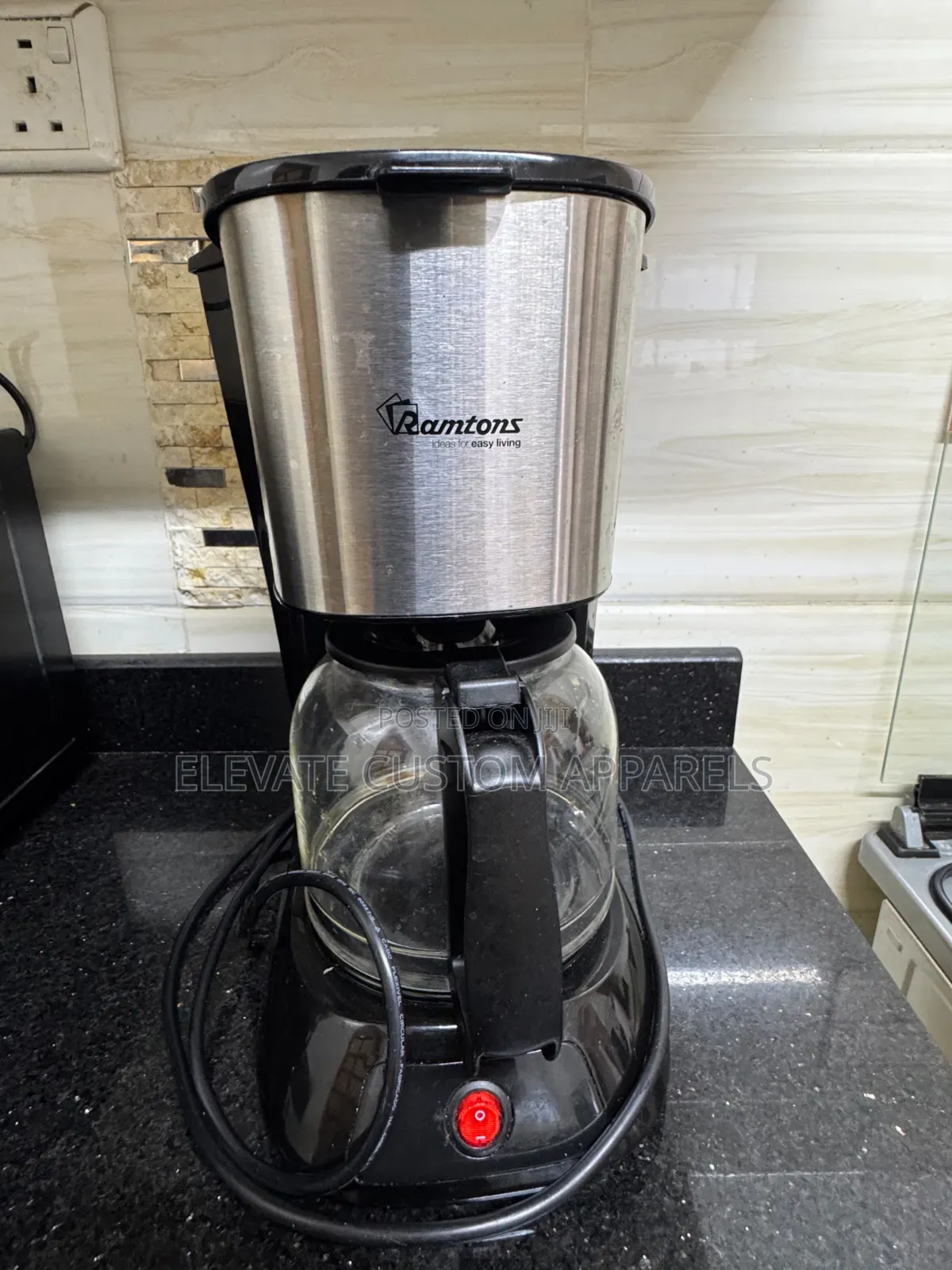 Set of Ramtons Microwave, Coffee Maker and Kettle Up for Sale