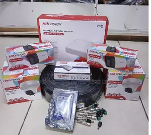 Hikvision 4 Camera Security Kit With Two-Way Audio HD Video