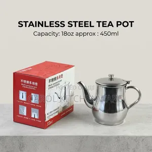 450 Ml Stainless Steel Tea Pot