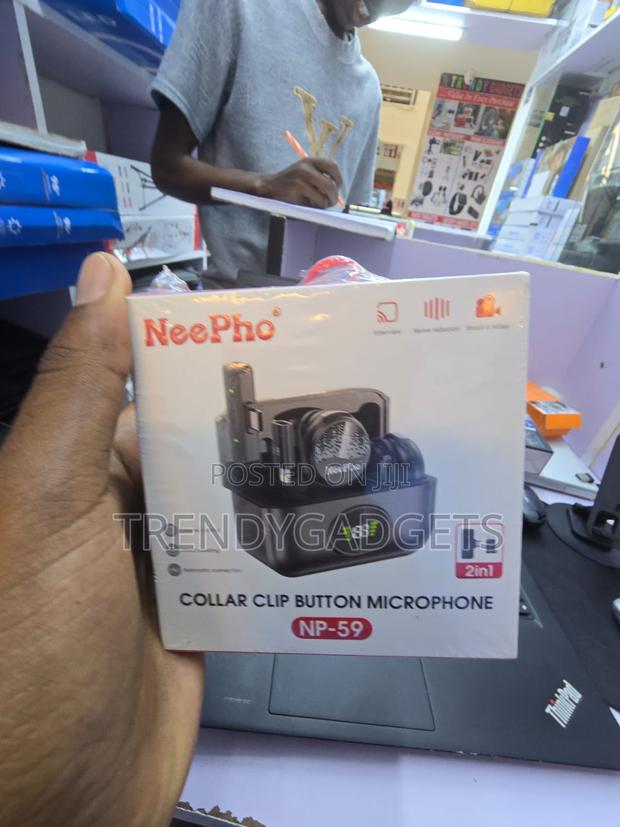 NP-59 Wireless Condenser Mic 20-30m Range Type-C iOS Compatible - main view