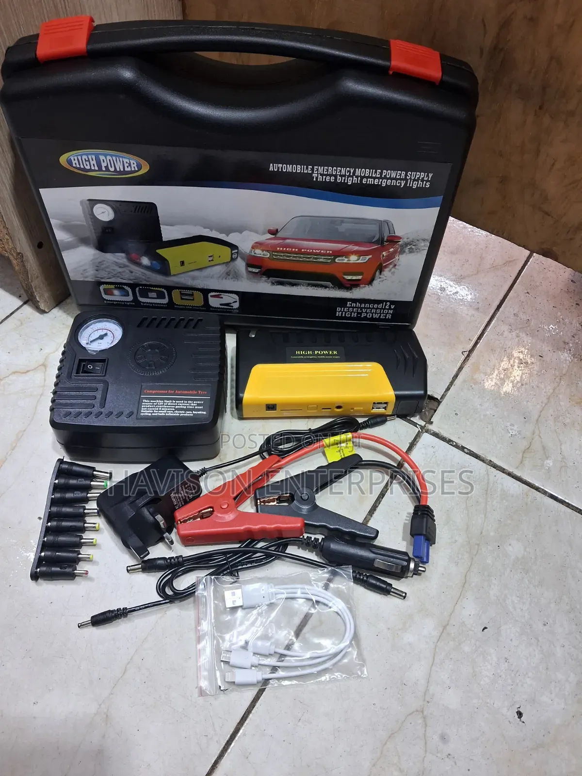 Mobile Car Jump Starter Battery Charger